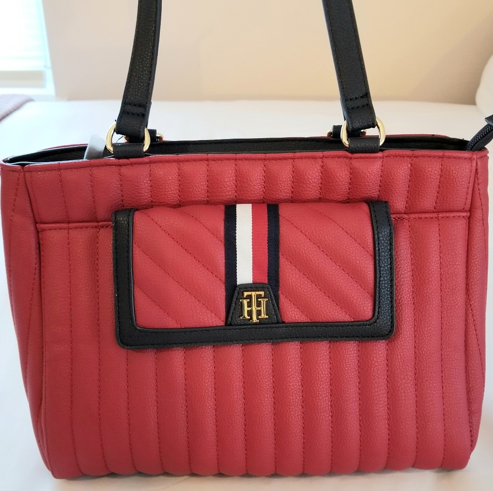 Tommy Hilfiger Leather Satchel